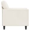 vidaXL Sessel Creme 60 cm Kunstleder