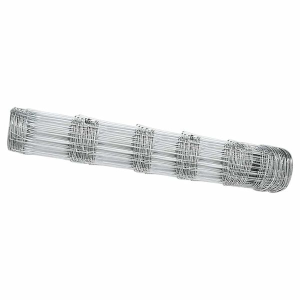 vidaXL Feldzaun Silber 25 x 0,8 m Verzinkter Stahl