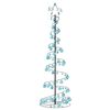 vidaXL LED Weihnachtsbaum mit Kugeln 120 LEDs Warmwei&szlig; 180 cm