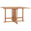 vidaXL Garten-Esstisch Klappbar 120x120x75 cm Massivholz Teak