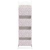 vidaXL 4-stufiges Korbregal Blumenmuster 35 x 35 x 125 cm Holz