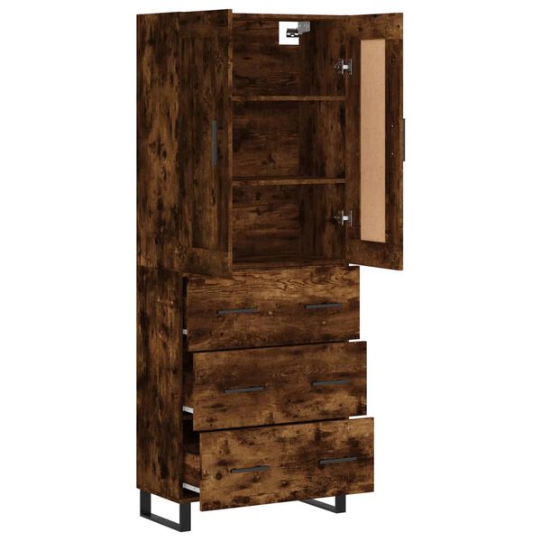 vidaXL Highboard R&auml;uchereiche 69,5x34x180 cm Holzwerkstoff