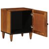 vidaXL Nachttisch 2 pcs Braun 40 x 33,5 x 46 cm Massivholz Mango