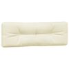 vidaXL Palettenkissen 7-tlg. Creme Stoff