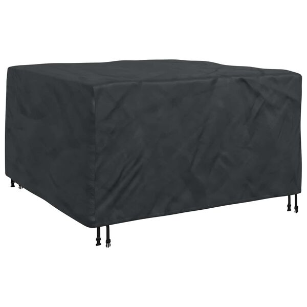 vidaXL M&ouml;belbezug Uni Schwarz 150 x 150 x 75 cm 600D