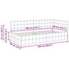 vidaXL Eckbettgestell mit Kopfteil Rosa 90 cm x 200 cm Samt