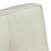 vidaXL Sitzbank Creme 110x74x84 cm Samt