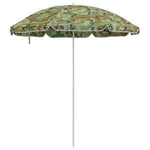 vidaXL Garten-Sonnenschirm 170T Polyester Tarnung