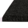 vidaXL Fu&szlig;matte Schwarz 100x200 cm Kokosfaser Getuftet