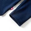 Kinder-Langarmshirt Marineblau 140
