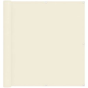 vidaXL Balkonsichtschutz Creme 110 x 1000 cm Oxford-Stoff