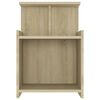 vidaXL Nachttische 2 Stk. Sonoma-Eiche 40x35x60 cm Holzwerkstoff