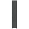 vidaXL B&uuml;cherregal Grau 80x35x183 cm Massivholz Kiefer