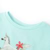 Kinder-Kurzarmshirt Hellblau 128