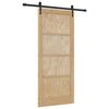 vidaXL Schiebet&uuml;r ORKDAL 86 x 198,5 cm Massives Kiefernholz Natur