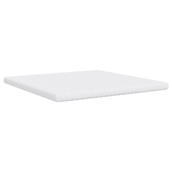 vidaXL Schaumstoffmatratze Wei&szlig; 200x200 cm 7-Zonen H&auml;rtegrad 20 ILD