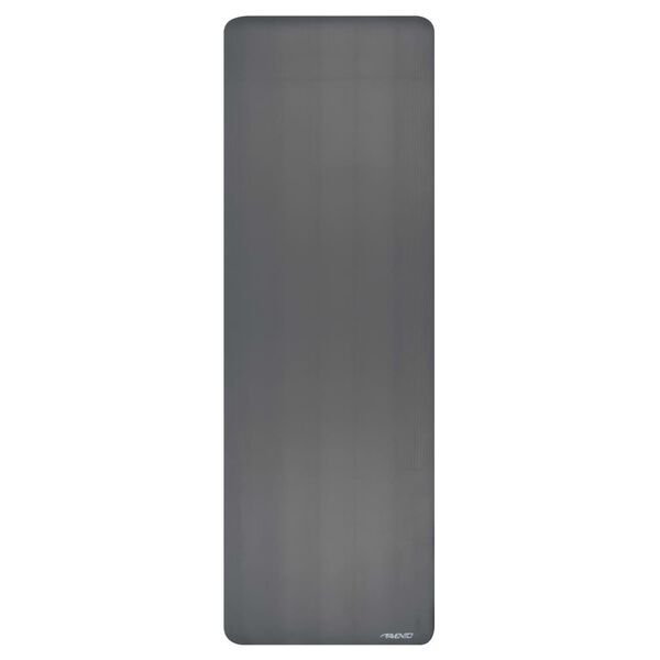 Avento Fitness/Yoga-Matte NBR Schaumstoff Grau
