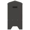 vidaXL Futtertr&ouml;ge f&uuml;r Nutztiere Schwarz 79 x 35 x 62 cm