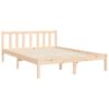 vidaXL Massivholzbett ohne Matratze 140x200 cm Kiefernholz