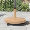 vidaXL Sonnenschirmst&auml;nder Helles Holz 48 x 48 x 32 cm