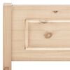 vidaXL Massivholzbett Kiefer 200x200 cm