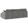 vidaXL Sofa Dunkelgrau