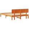 vidaXL Bettrahmen Wachsbraun 150 x 200 cm Massives Kiefernholz