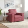 vidaXL Sofa Weinrot 99 x 78 x 84 cm Stoff