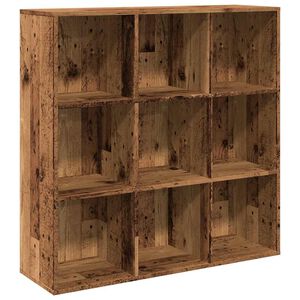 vidaXL B&uuml;cherregal Altholz-Optik 98x29x97,5 cm