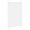 vidaXL Plissee Wei&szlig; 90x100 cm Stoffbreite 89,4 cm Polyester