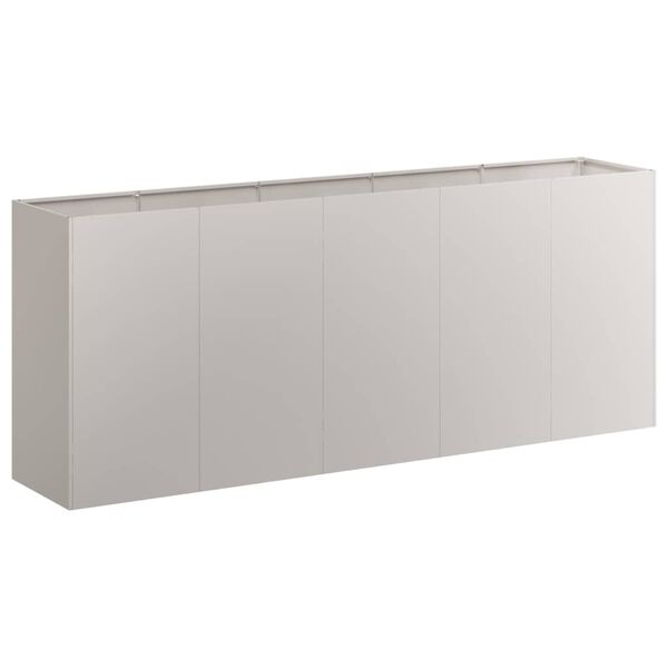 vidaXL Pflanzk&uuml;bel Rostig 200x40x80 cm Wetterfester Stahl
