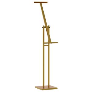 vidaXL Messest&auml;nde 2 pcs Gold 26,5 x 26,5 x 127 cm Stahl