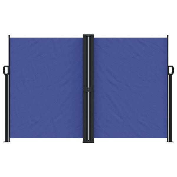 vidaXL Seitenmarkise Ausziehbar Blau 160x600 cm