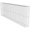 vidaXL Gabionenwand mit Abdeckung 600&times;50&times;200 cm