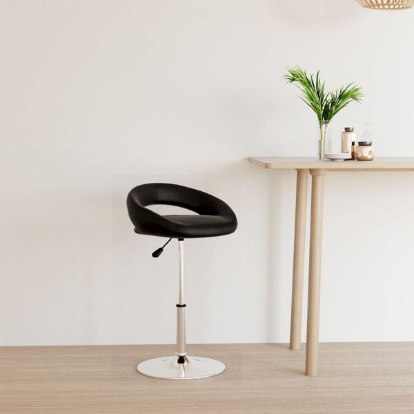 vidaXL Barhocker Schwarz Kunstleder