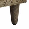 vidaXL Nachttisch Hellgrau 40x33x46 cm Massivholz Mango