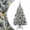vidaXL K&uuml;nstlicher Weihnachtsbaum 120 cm 150 LEDs Warmes Wei&szlig;