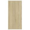 vidaXL Sideboard Sonoma-Eiche 160x36x75 cm Holzwerkstoff