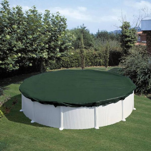 Summer Fun Winter-Poolabdeckung Rund 250-300 cm PVC Gr&uuml;n