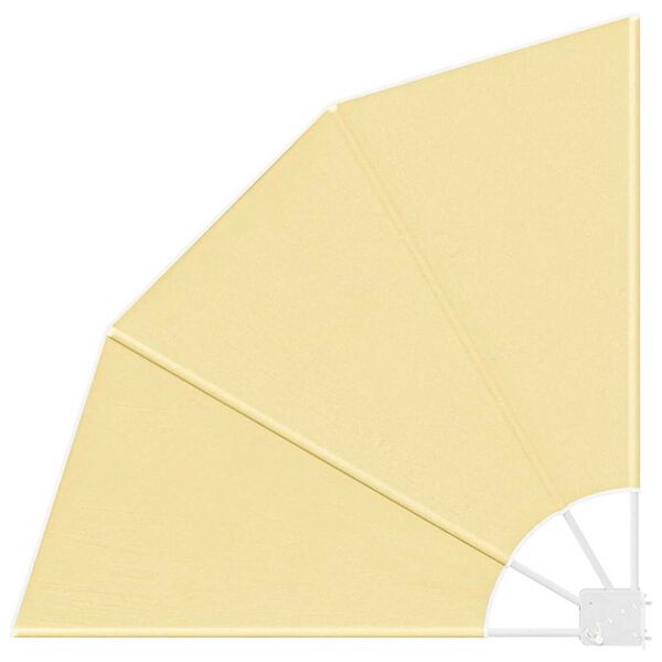 vidaXL Balkon Sichtschutz Sand 115 x 115 cm Stoff