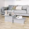vidaXL Couchtisch Grau Sonoma 111,5x50x33 cm Holzwerkstoff