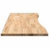 vidaXL Schreibtischplatte Unbehandelt 140x60x2,5 cm Massivholz Eiche