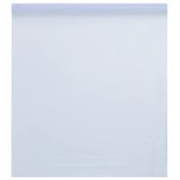 vidaXL Fensterfolie Statisch Matt Transparent Weiß 90x2000 cm PVC