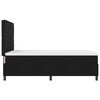 vidaXL Boxspringbett mit Matratze mit LED Schwarz 140 x 190 cm Stoff