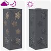 vidaXL Solar LED Weg Licht 2 pcs Anthrazit Kalt gewalzter Stahl