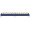 vidaXL Boxspringbettgestell Blau 100x200 cm Stoff