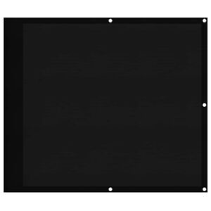 vidaXL Balkon-Sichtschutz Hellgrau 75x500 cm 100 % Polyester-Oxford