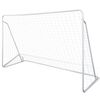 vidaXL Fußball-Tornetze 2 Stück 240 x 90 x 150 cm Stahl