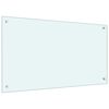 vidaXL K&uuml;chenr&uuml;ckwand 2 pcs Wei&szlig; 90 x 50 cm Geh&auml;rtetes Glas