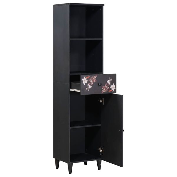 vidaXL Badezimmerschrank mit Schubladen Mehrfarbig 38 x 33,5 x 160 cm